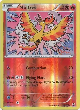 Moltres Reverse Holo 9