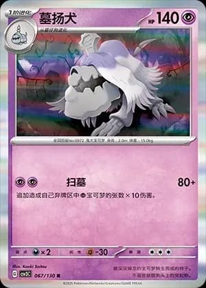 Houndstone Masterball Holo 067