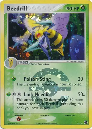 Beedrill Reverse Holo 1 Normal