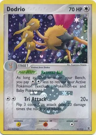 Dodrio Reverse Holo 21