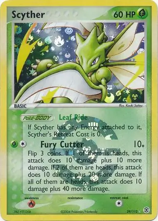 Scyther Reverse Holo 29 Normal