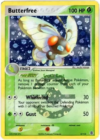 Butterfree Reverse Holo 2 Normal
