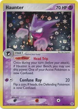 Haunter Reverse Holo 34 Normal