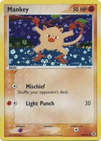 Mankey Reverse Holo 38 Normal