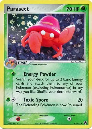 Parasect Reverse Holo 43