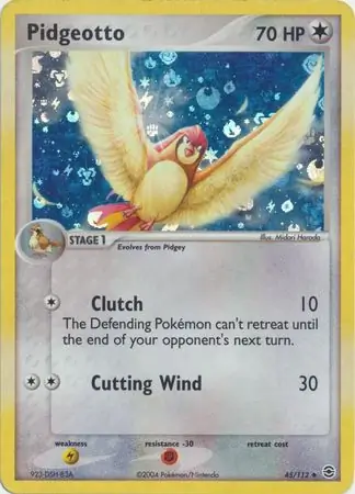 Pidgeotto Reverse Holo 45 Normal