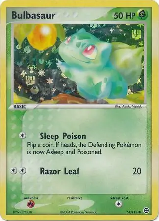 Bulbasaur Reverse Holo 54