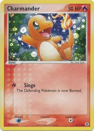 Charmander Reverse Holo 57 Normal