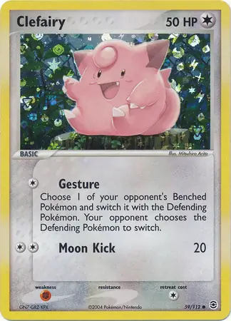 Clefairy Reverse Holo 59 Normal
