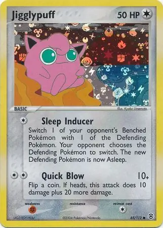 Jigglypuff Reverse Holo 65 Normal