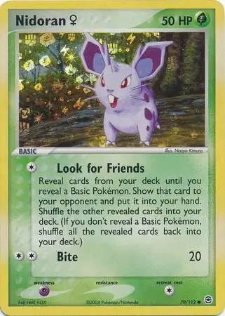 Nidoran F Reverse Holo 70 Normal