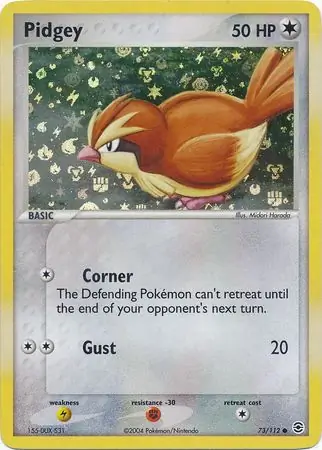 Pidgey Reverse Holo 73 Normal