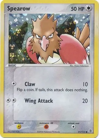 Spearow Reverse Holo 81 Normal