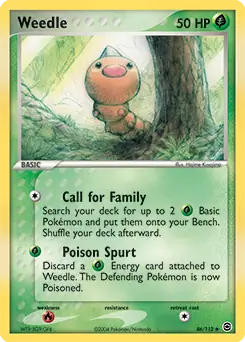 Weedle 86 Normal