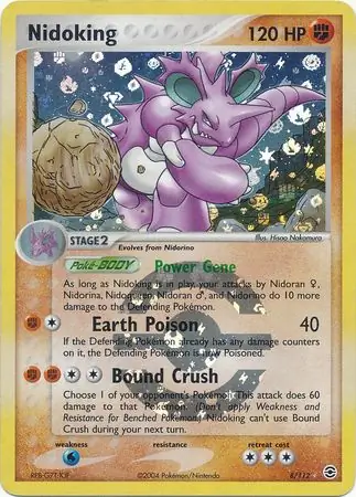 Nidoking Reverse Holo 8 Normal