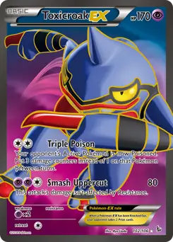 Full Art Toxicroak EX 102 Normal