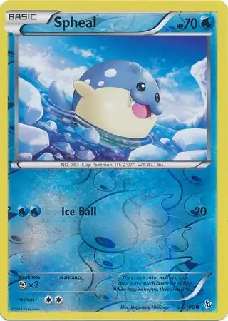Spheal Reverse Holo 24 Normal