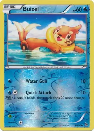 Buizel Reverse Holo 28 Normal