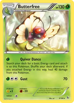 Butterfree 3 Normal