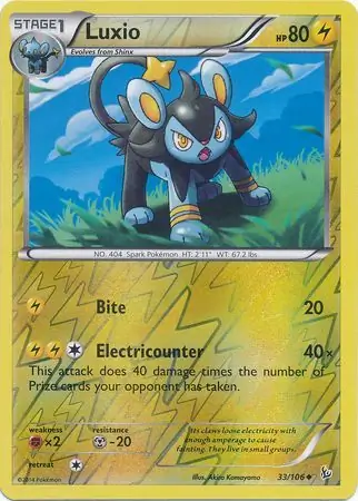 Luxio Reverse Holo 33 Normal
