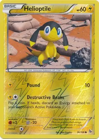 Helioptile Reverse Holo 36