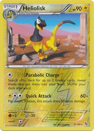 Heliolisk Reverse Holo 37 Normal