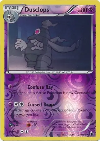 Dusclops Reverse Holo 39 Normal