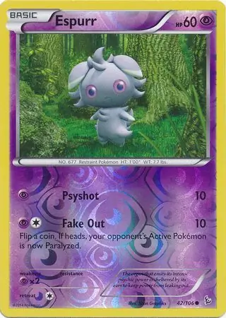 Espurr Reverse Holo 42