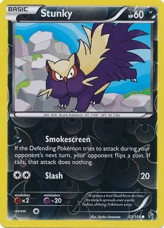 Stunky Reverse Holo 53 Normal