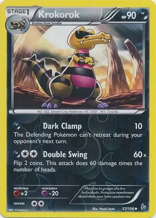 Krokorok Reverse Holo 57 Normal
