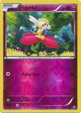 Flabebe Reverse Holo 63 Normal