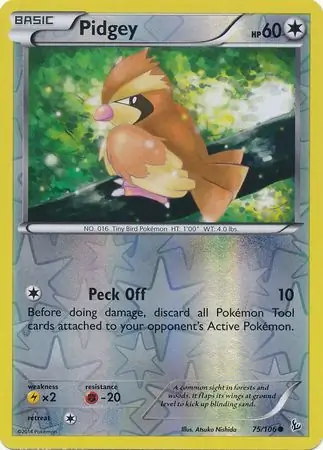 Pidgey Reverse Holo 75