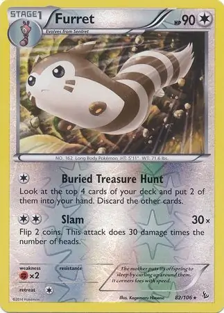 Furret Reverse Holo 82 Normal