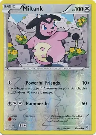 Miltank Reverse Holo 83 Normal