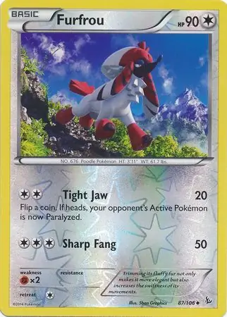 Furfrou Reverse Holo 87