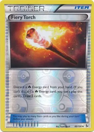 Fiery Torch Reverse Holo 89
