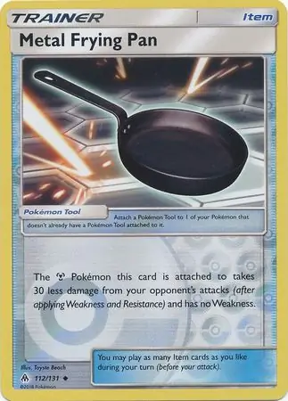 Metal Frying Pan Reverse Holo 112