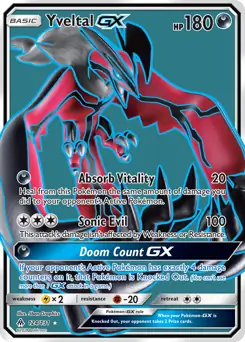 Full Art Yveltal GX 124