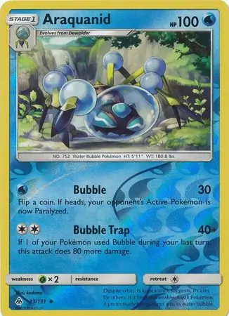 Araquanid Reverse Holo 33