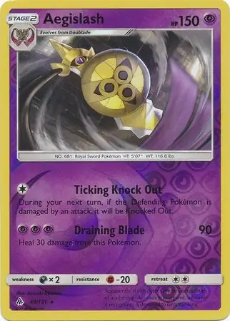 Aegislash Reverse Holo 49