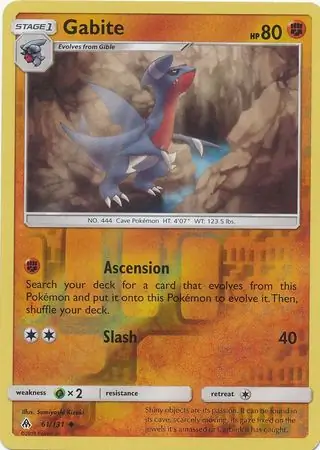 Gabite Reverse Holo 61