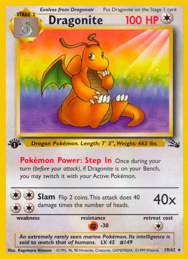 Dragonite 19 Normal