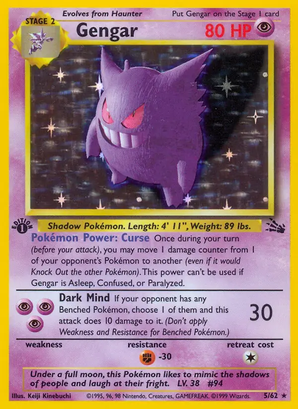 Gengar Holo 5 Normal
