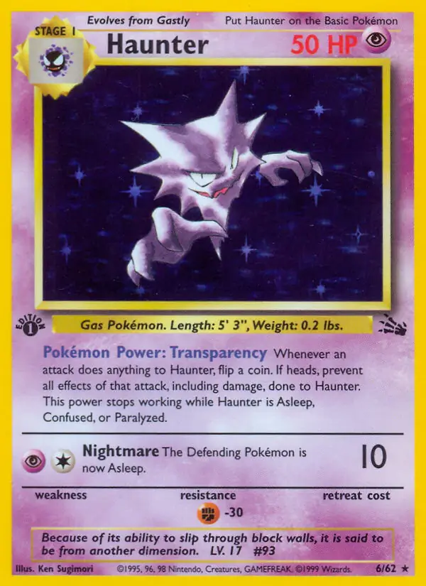 Haunter Holo 6 Normal