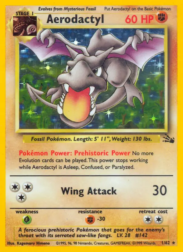 Aerodactyl Holo 1 Normal