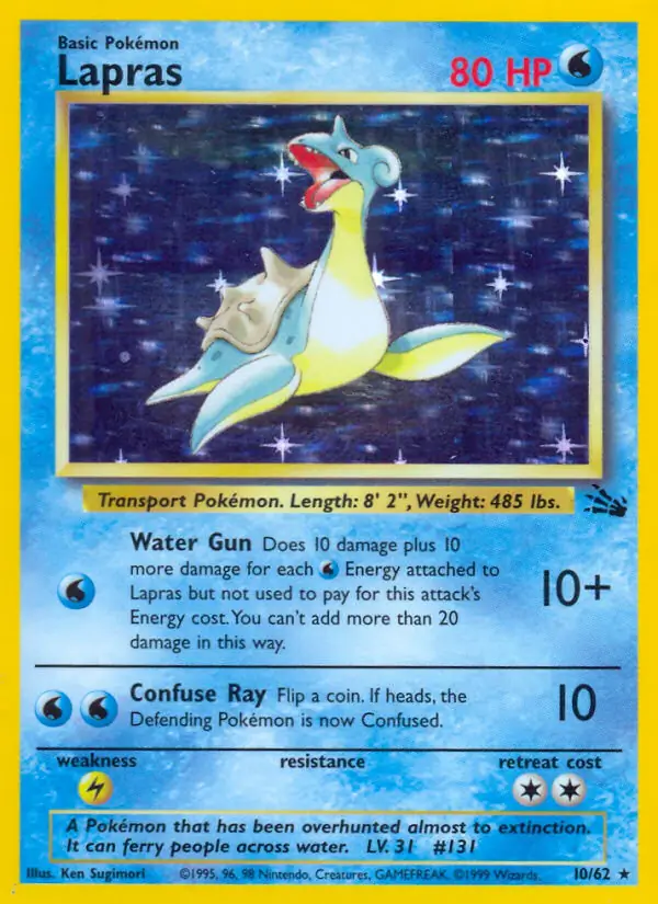 Lapras Holo 10 Normal
