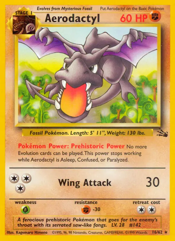 Aerodactyl 16 Normal