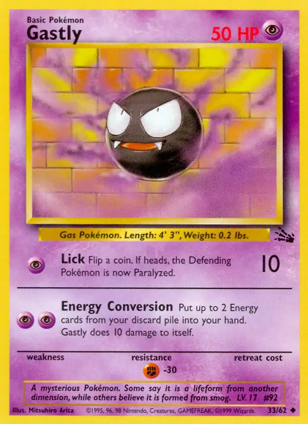 Gastly 33 Normal