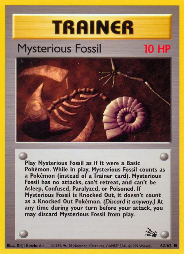 Mysterious Fossil 62 Normal