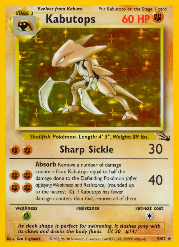 Kabutops Holo 9 Normal
